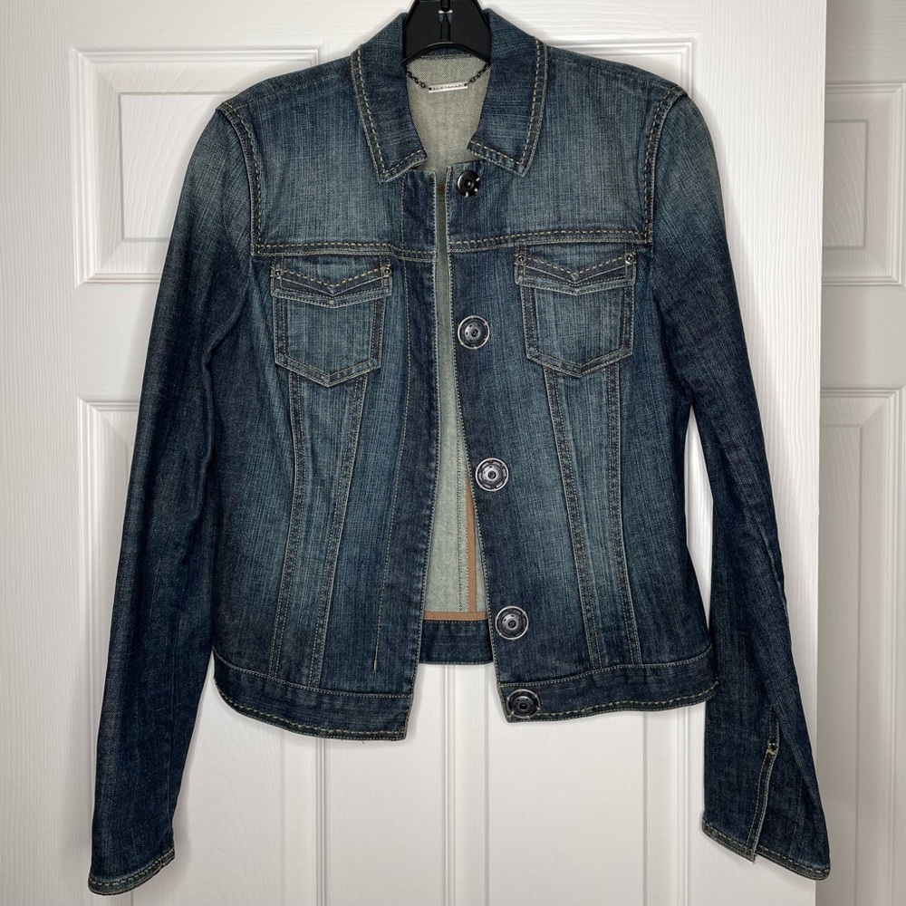 Elie Tahari Denim Jacket size 6